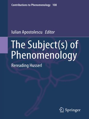 cover image of The Subject(s) of Phenomenology
